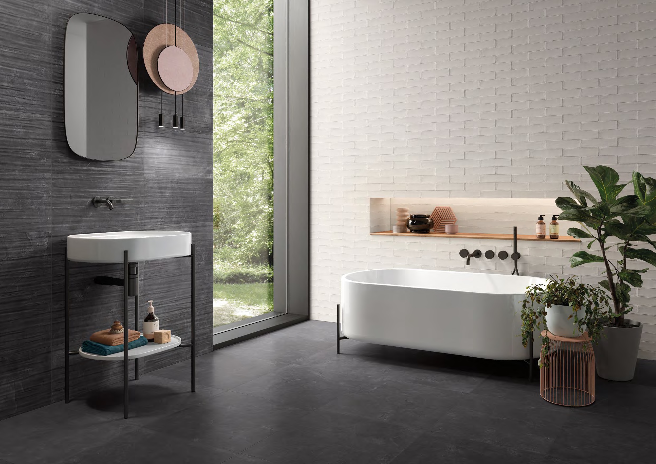 EHWP Totalook Mosaico Sequenza Bianco Naturale 30x30 Emilceramica