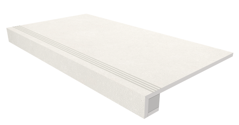 Комплект Ступень LN00 Luna 33x120 неполированная с бортиком + Подступенок 14.5x120 Estima