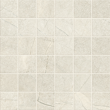 610110001044 Fiamma White Mosaico 30x30 ColiseumGres