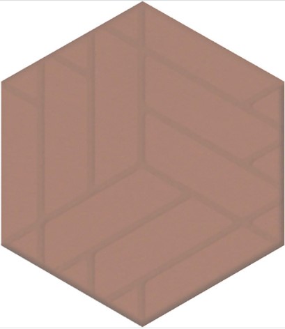 OS/E241/63011 Декор Агуста розовый 6х5,2 Kerama Marazzi