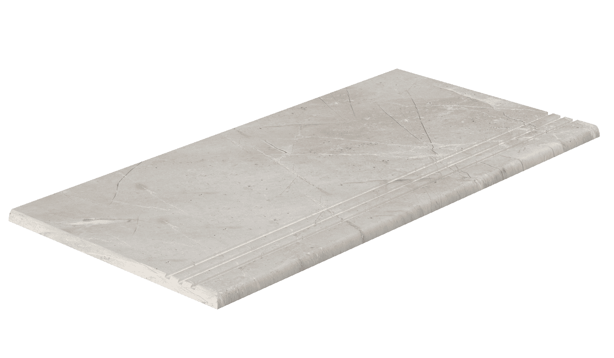 ABSCL Ступень Antique Beige Left Antislip 33х66 Serapool