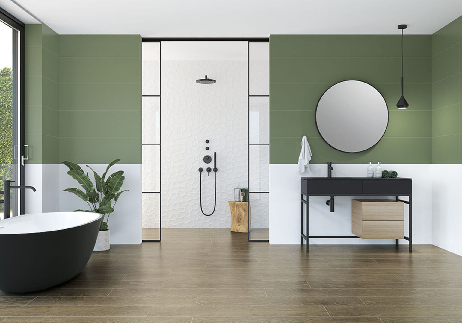 LEAF COLOURS COPPER 33*100 Azulejos Sanchis