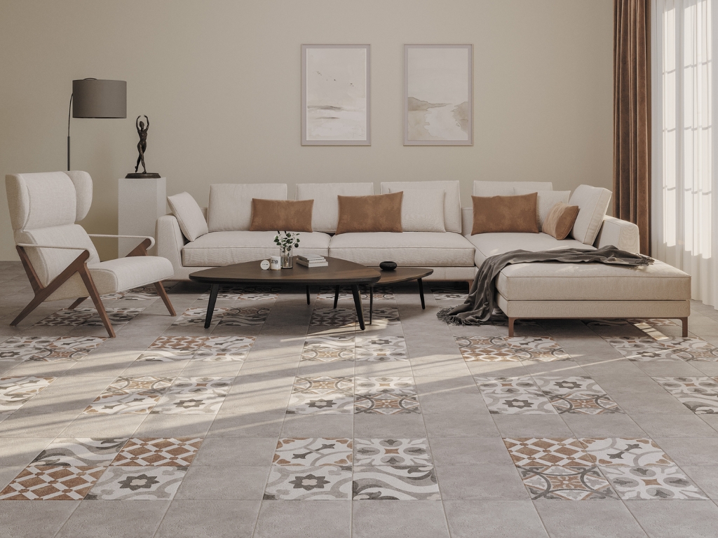 CP4A156 Carpet ступень темно-бежевый 29,8x29,8 Cersanit