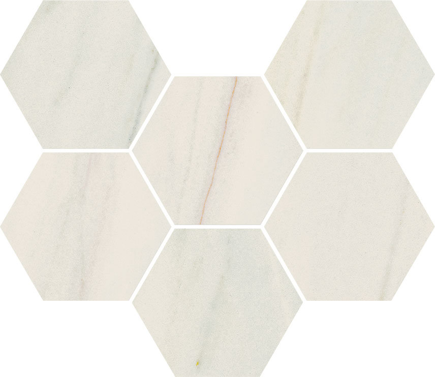 620110000064 Charme Extra Lasa Mosaico Hexagon 25x29 Italon
