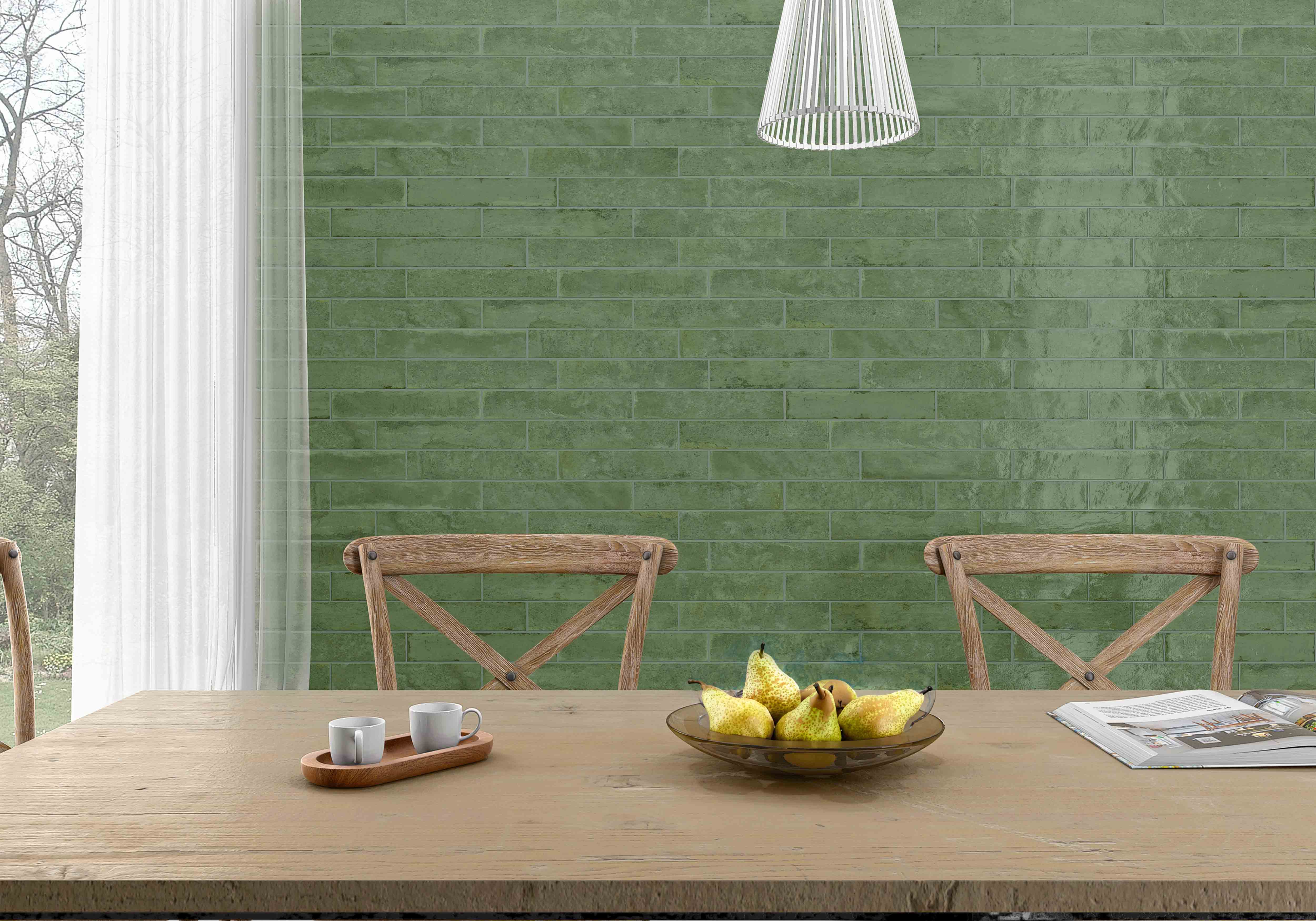002703 San Remo Emerald 5x25 Monopole Ceramica