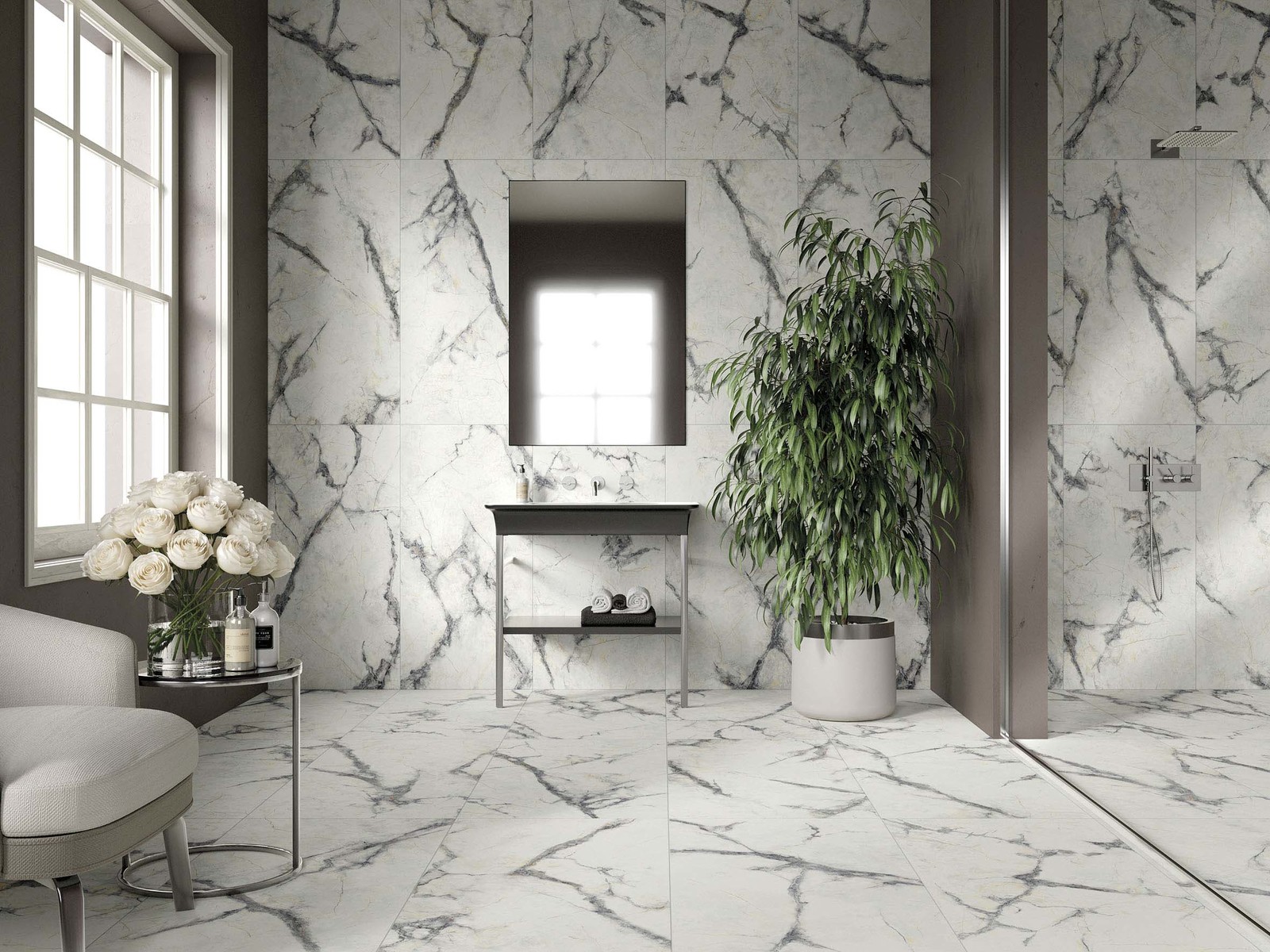 304341 Charme Ivory Rett 120x120 Dado Ceramica
