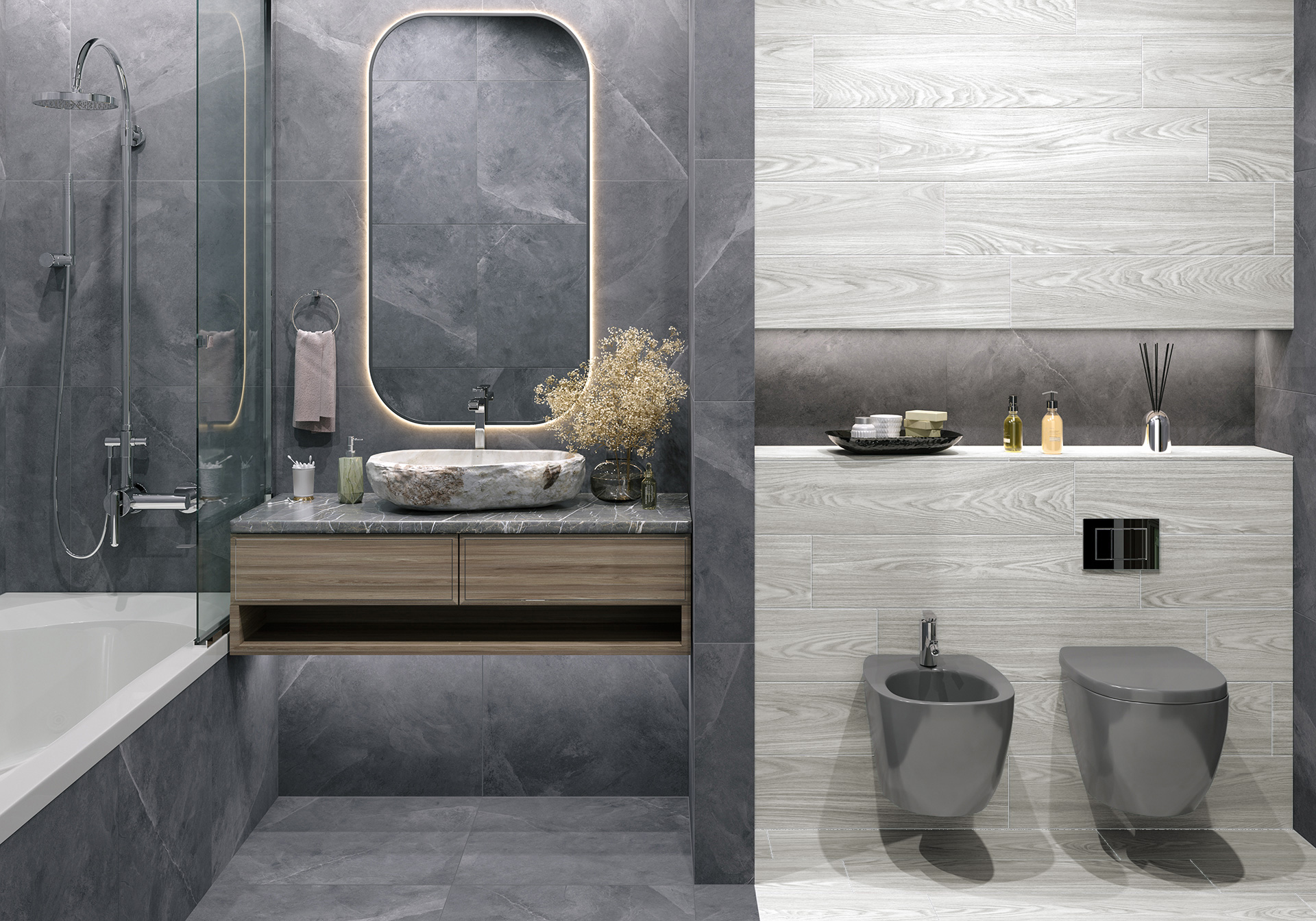 GFA92ADR07R Andora матовый 200x900x7 Alma Ceramica (Уралкерамика)