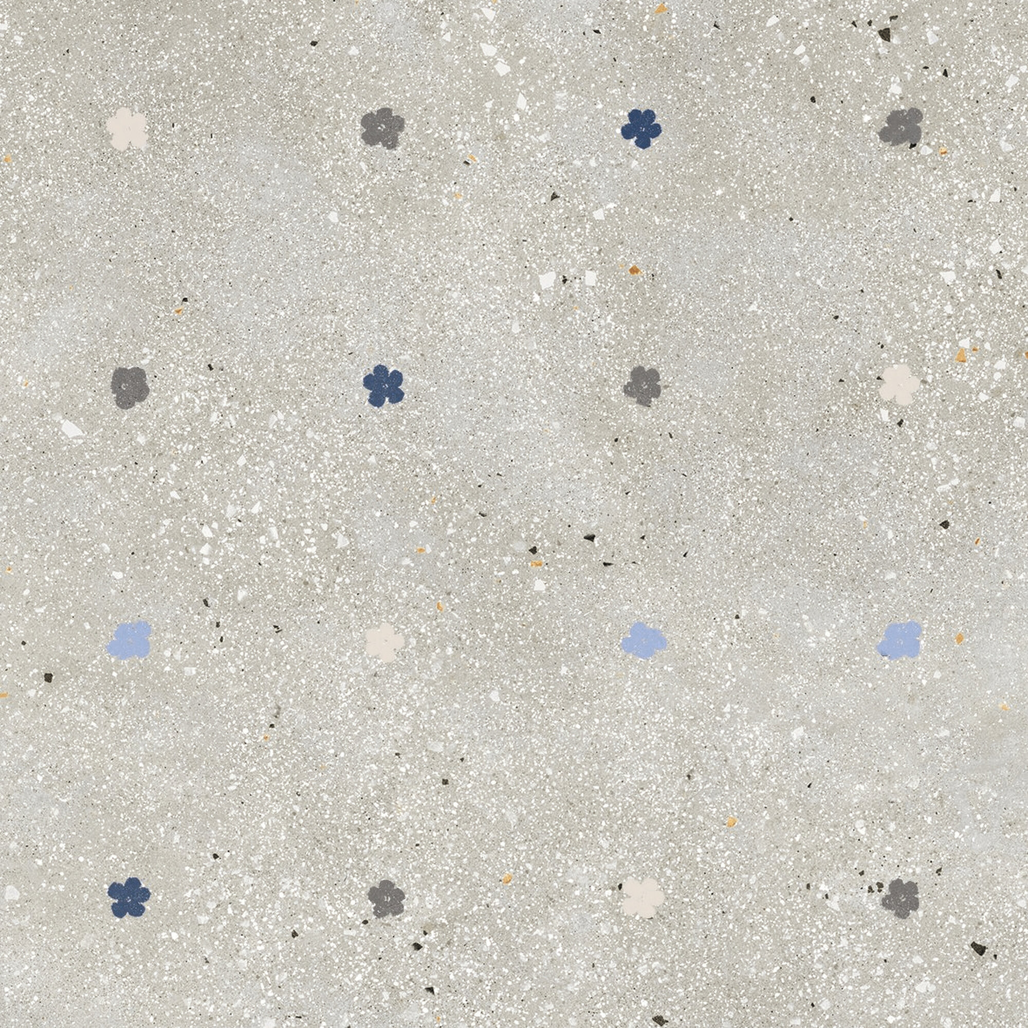 A039160 Ama Fiori Grigio Rect. R10 60x60 Ape Ceramica