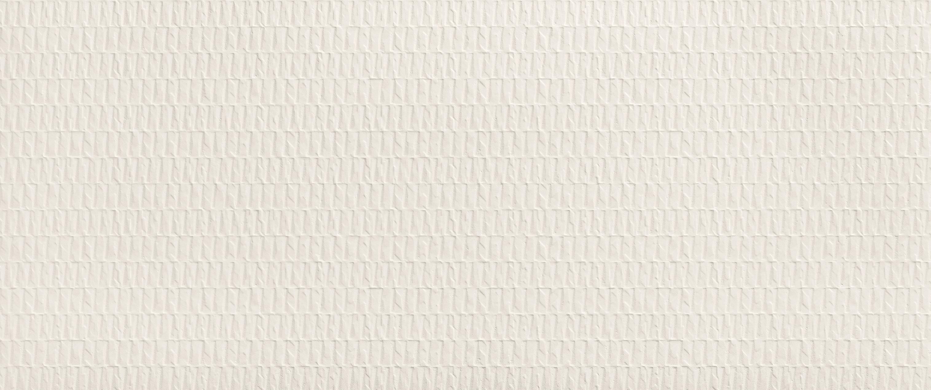 AHQU 3D Wall Plaster Origami White 50x120 Atlas Concorde