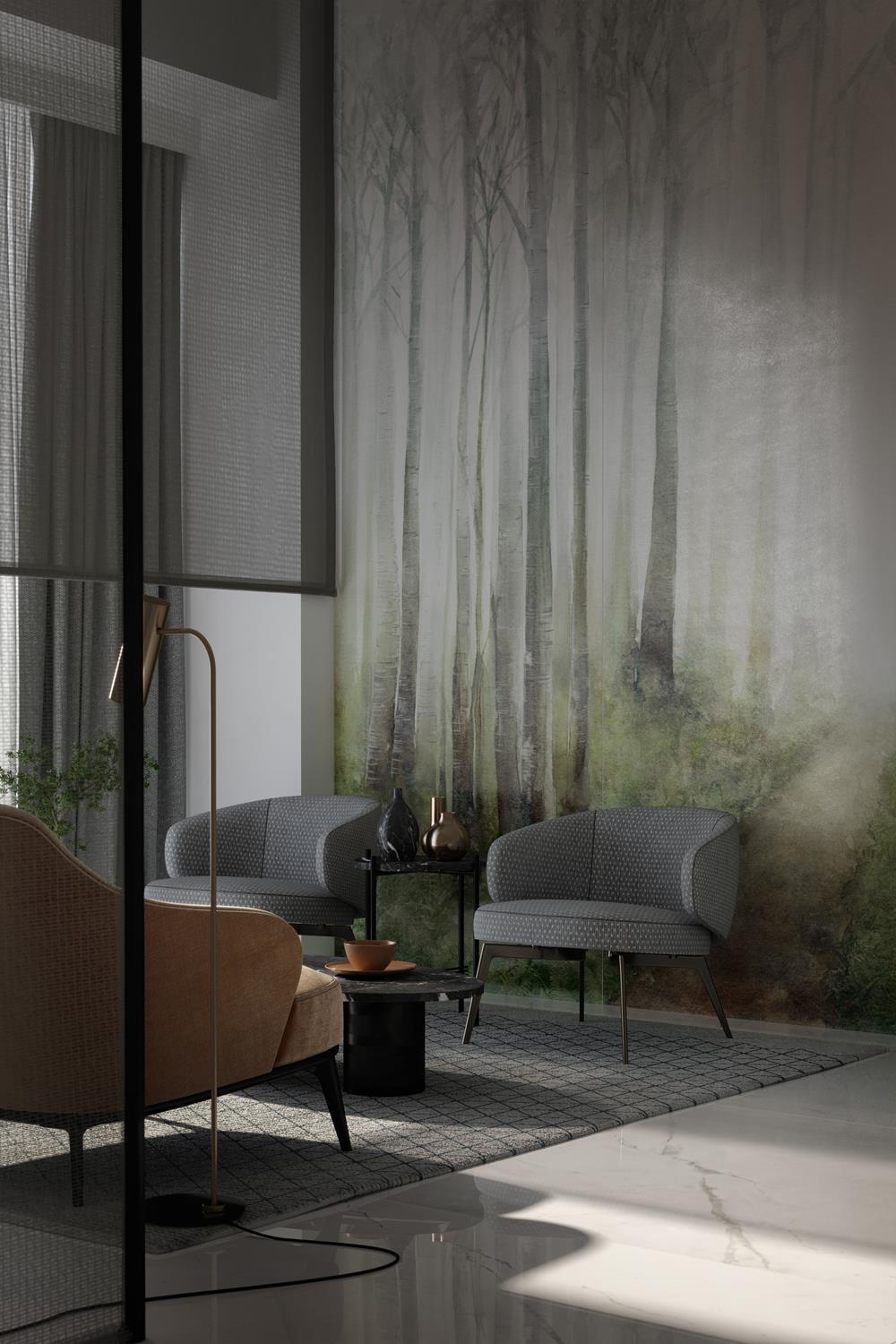 Wonderwall Silver Leaf Natural 3.5 mm 100x300 Kerlite фото 28