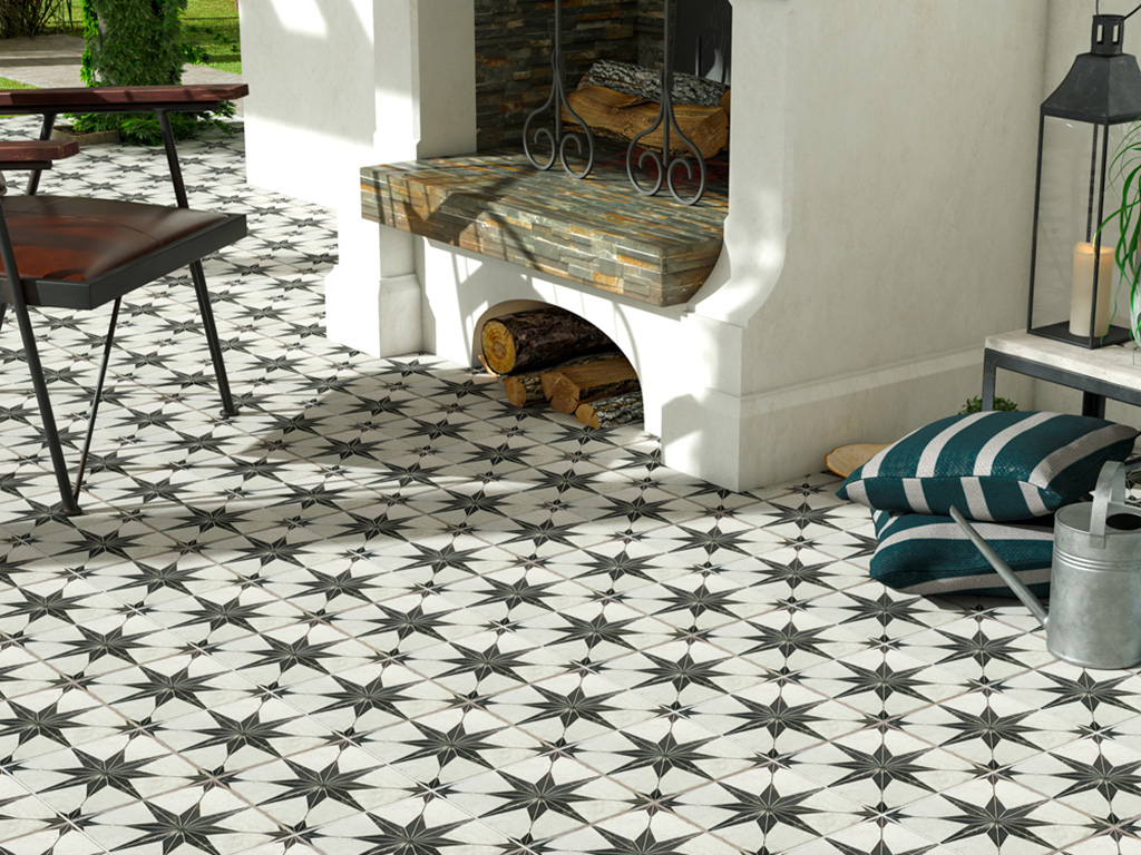 Scintilla LS Black Pre-cut 45x45 Etili Seramik фото 3