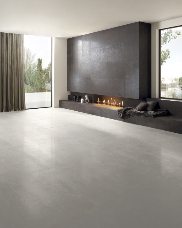 143043 Steel Argento Sat/Ret 8mm 60x120 Tagina Ceramiche