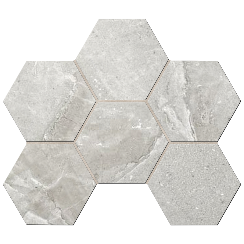 Мозаика KA01 Kailas Hexagon 25x28.5 Ametis by Estima
