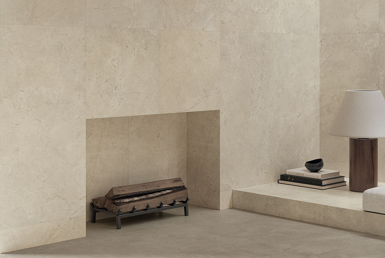CL03BAS Calcis Visone Stripe SQ. 60x120 Italgraniti