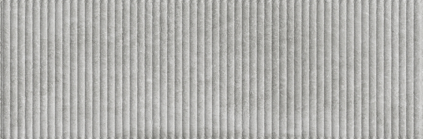 854 Вербиер серый рельеф треугольник 32,5х100 Eurotile Ceramica