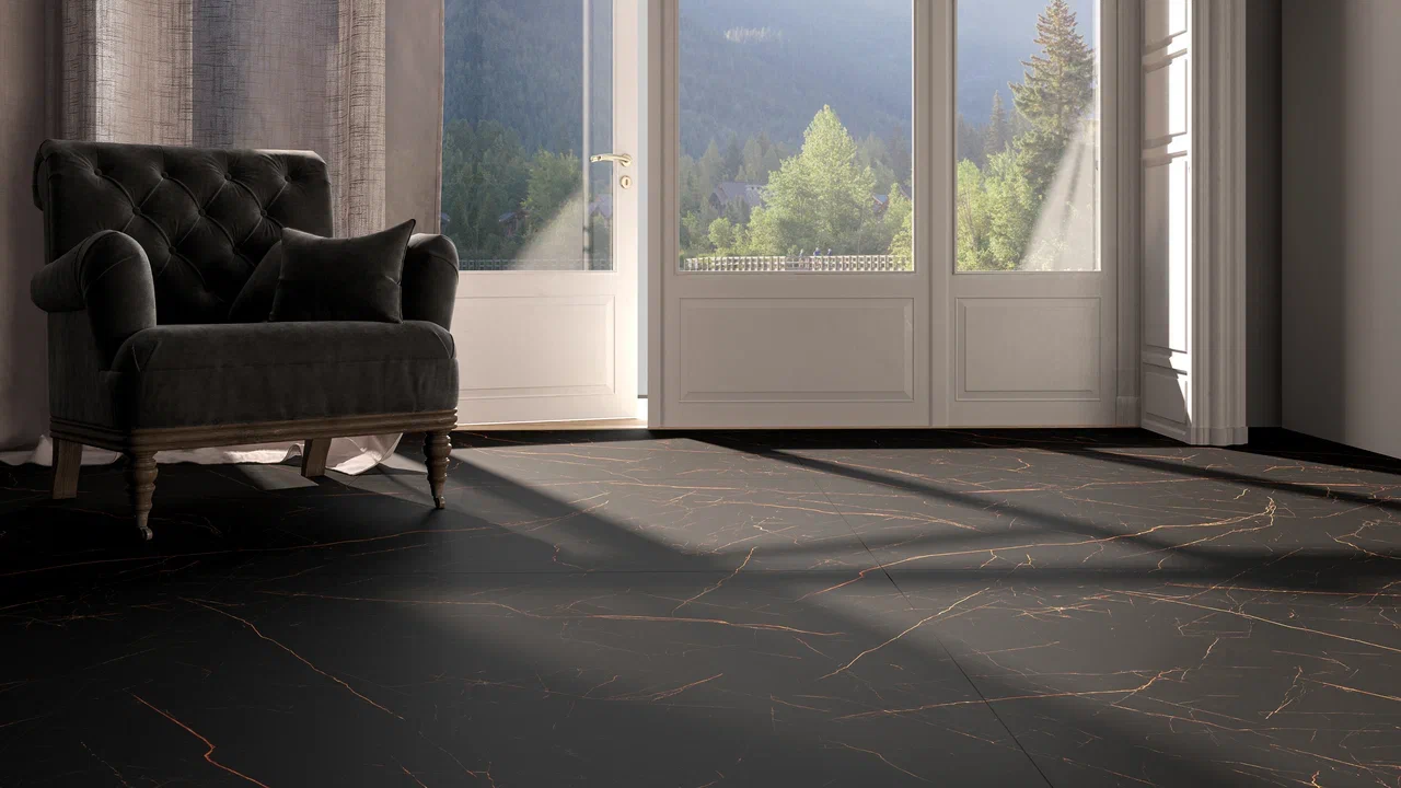 905 GOLDEN BLACK 80х160 Eurotile Ceramica