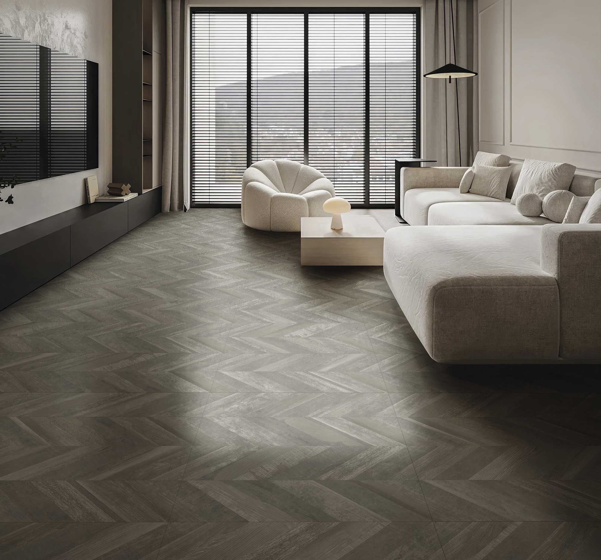 Chevron Oak Stamp 49,75x99,55 Aparici