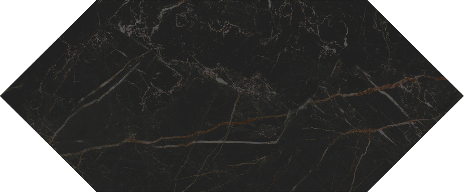 35007 Келуш черный глянцевый 14х34 Kerama Marazzi