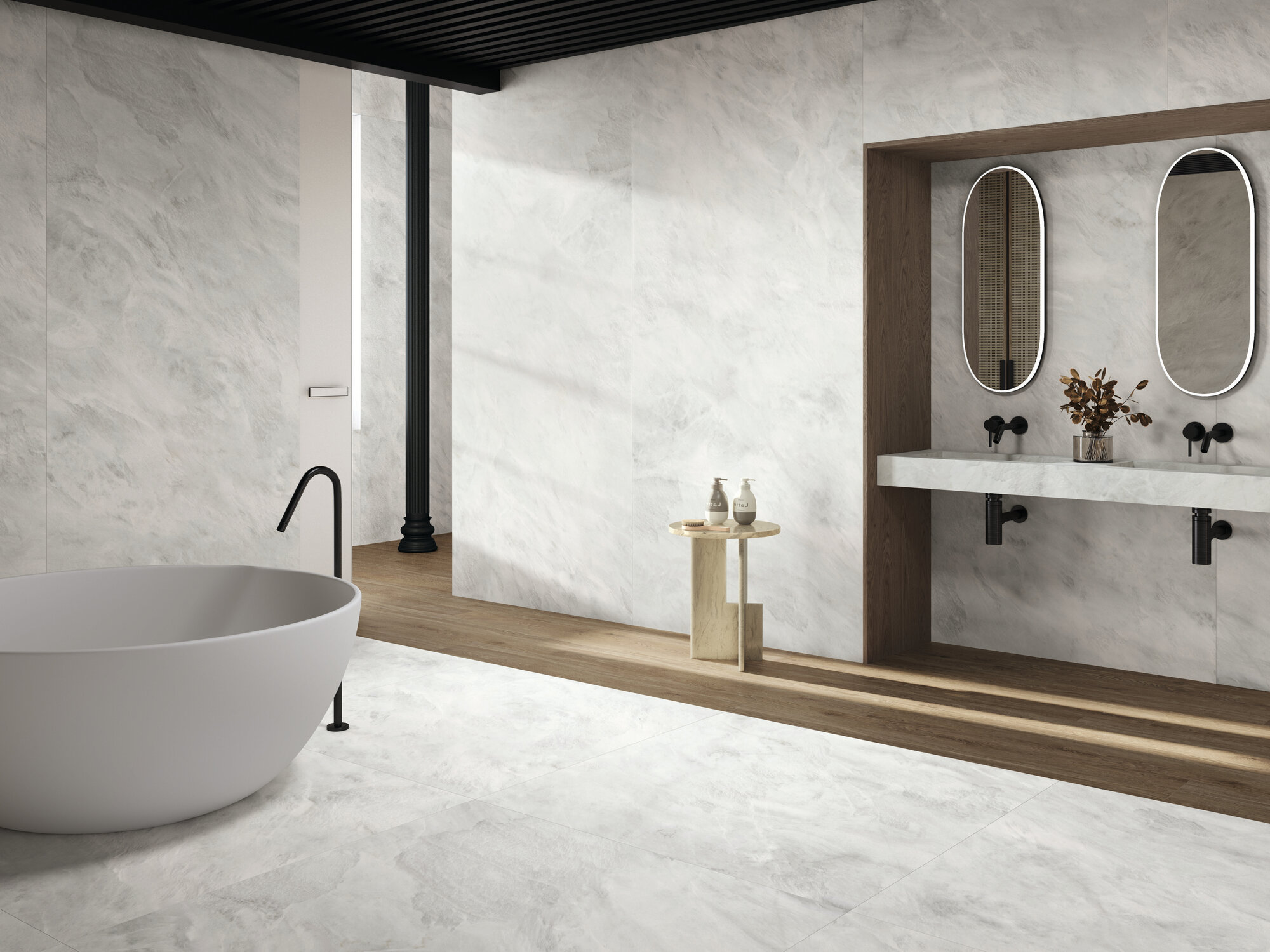 A040476 Alexandria Klebb White Matt Rect 60x120 Ape Ceramica