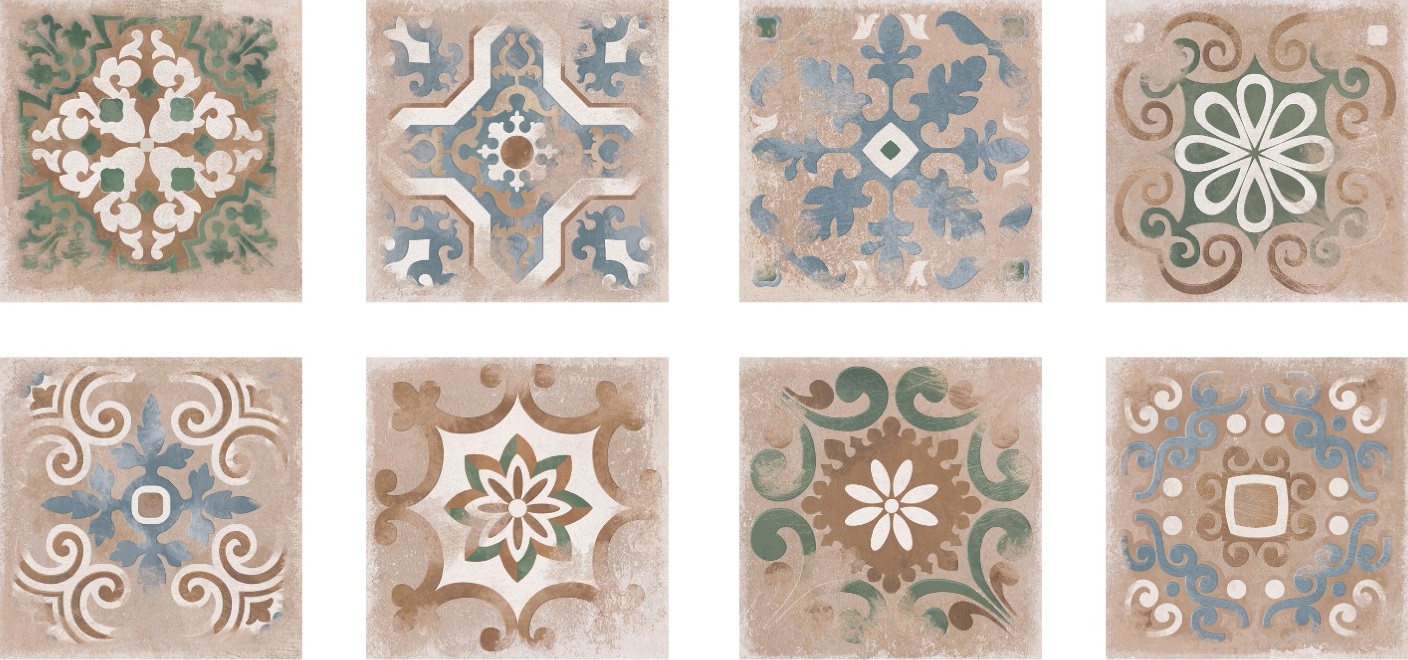 Cartagena Stone Decor 15x15 Eletto Ceramica
