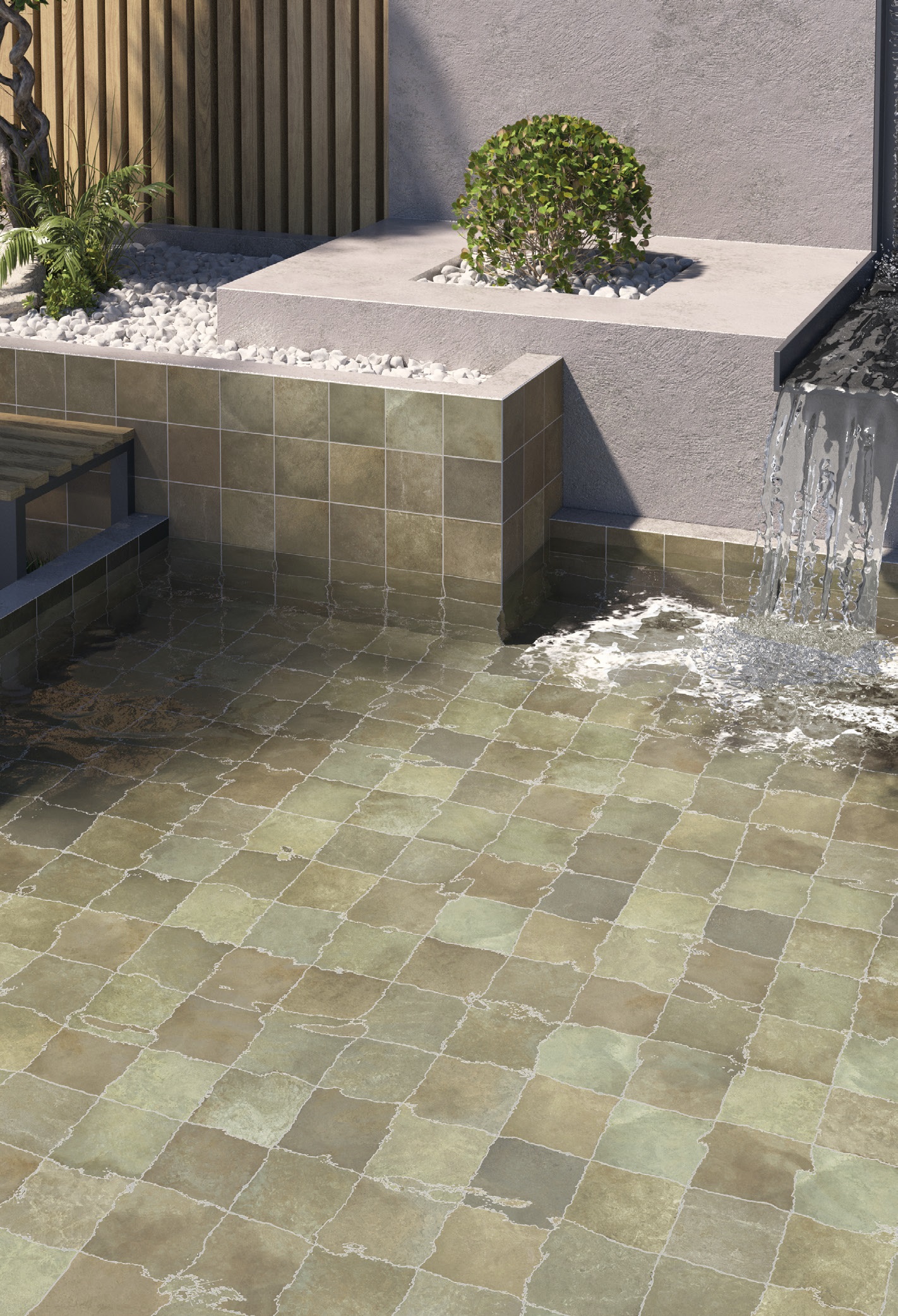 31560 Spa&Pools Shadow Matt 15x15 EQUIPE