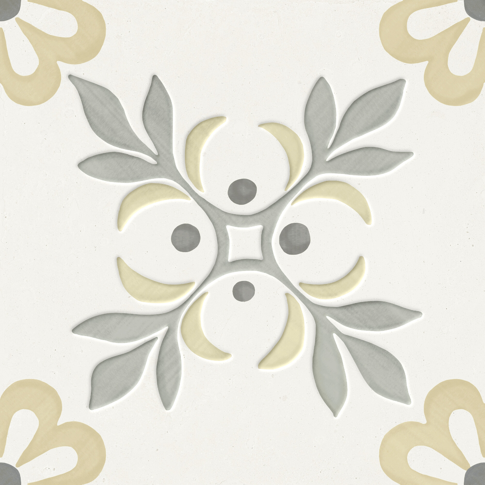 40460 Llevant Yellow Garden LT 22.3x22.3 Harmony