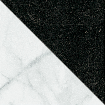 4101199 Flag Black White 18,6x18,6 41ZERO42