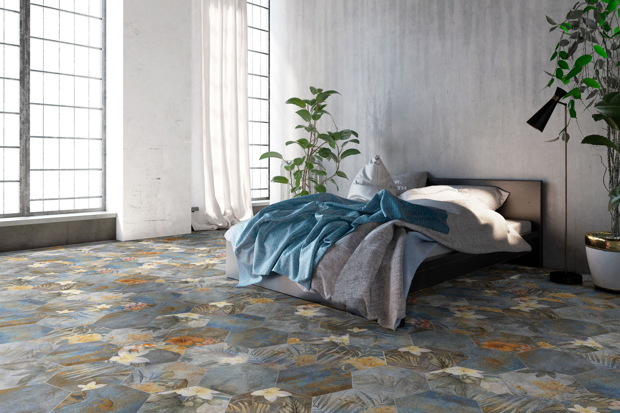 Hibiscus Hexa ITT Ceramic