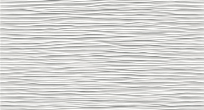 9D5W 3D Wall Wave White Matt 30.5x56 Atlas Concorde