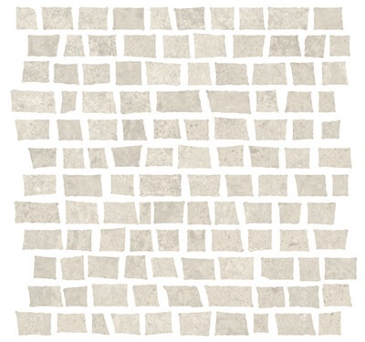 1062374 Mosaico Costruire Random Metallo Bianco 30х30 Serenissima Cir
