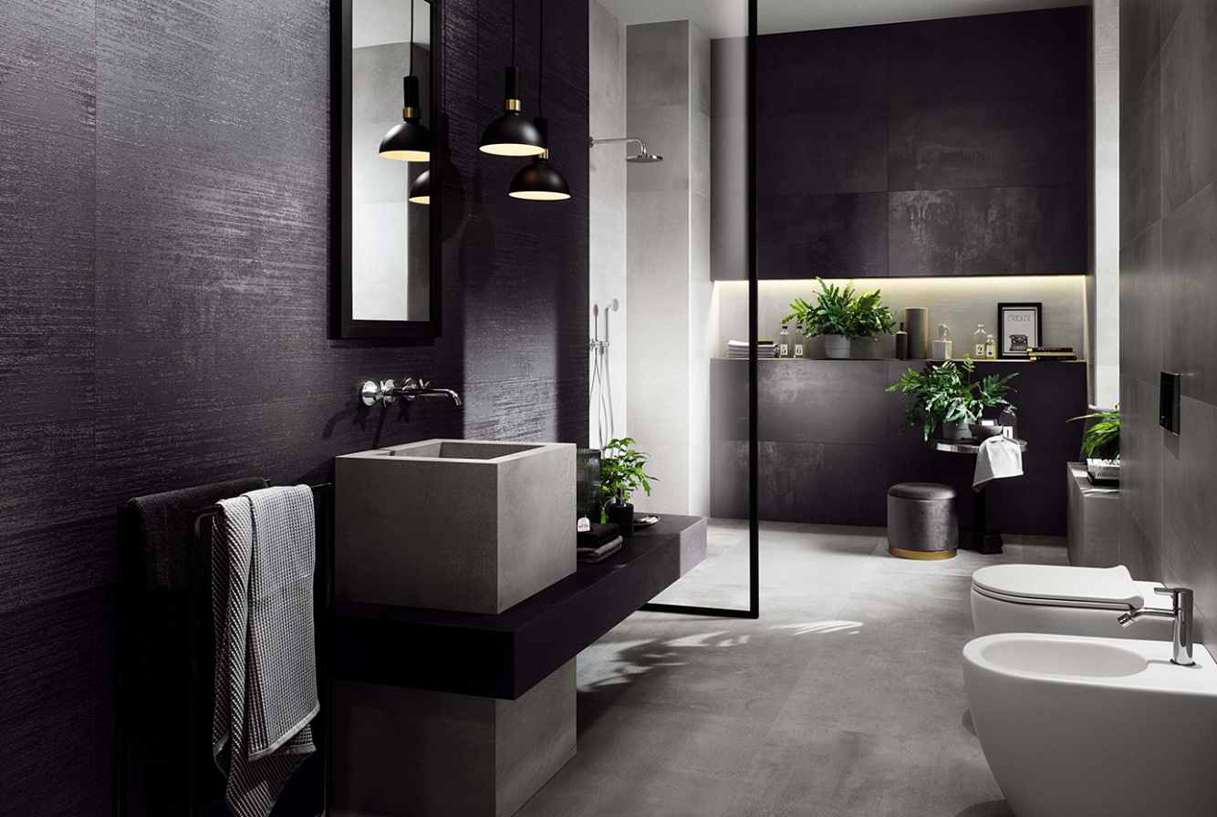 A0UT Blaze Iron Mosaico 3D Factory 29x29 Atlas Concorde