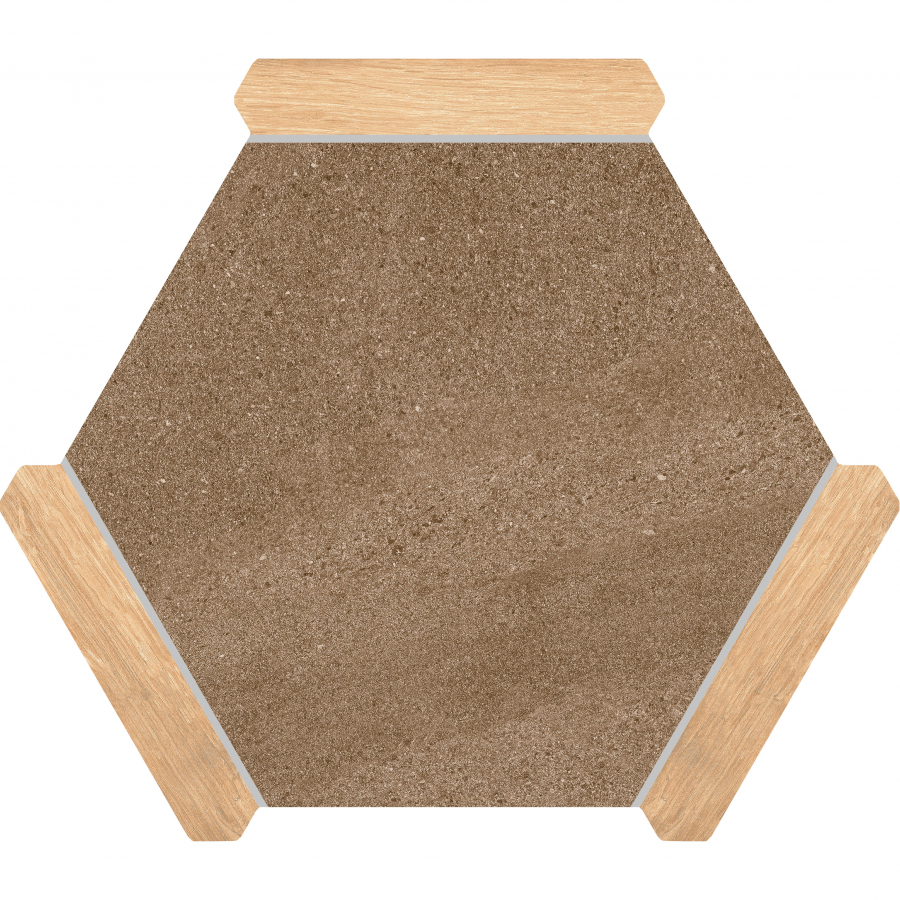 Sacramento Marron Pino 22x25 Monopole Ceramica