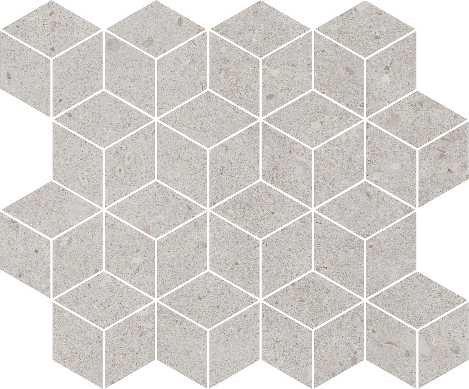 T017/14053 Декор Риккарди мозаичный серый светлый матовый 45x37,5 Kerama Marazzi фото 2