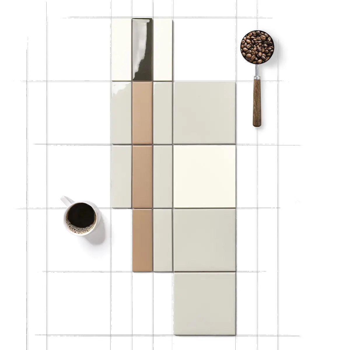 133013 Bits Celadon Matt 3,7x11,6 WOW