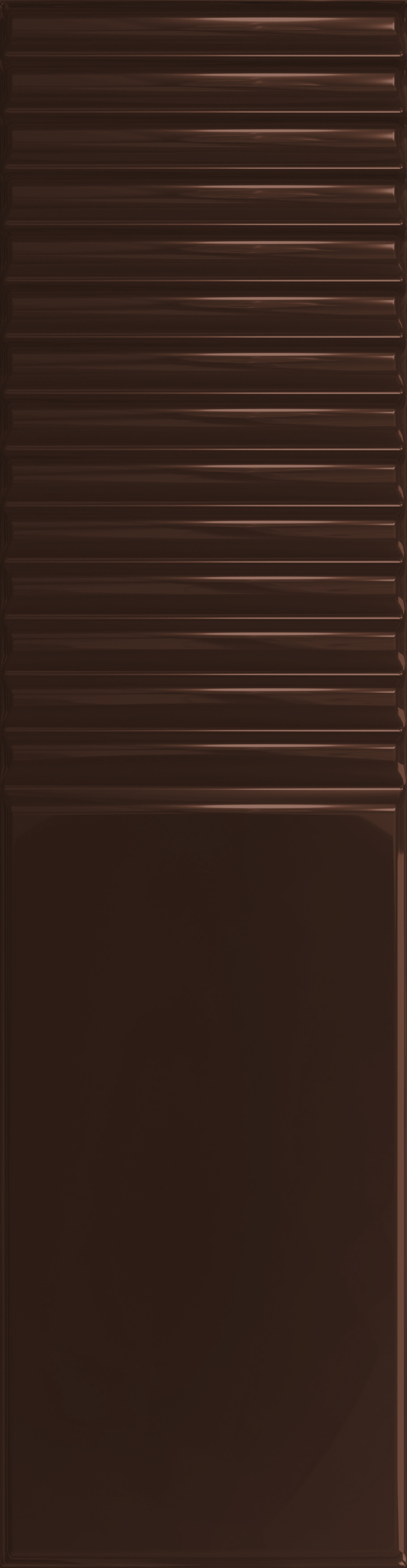 Groove Brown 2 Gloss STR 29.8x7.8x1 Tubadzin