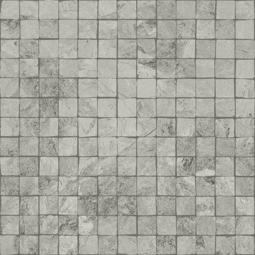 620110000073 Charme Extra Silver Mosaico Split 30x30 Italon