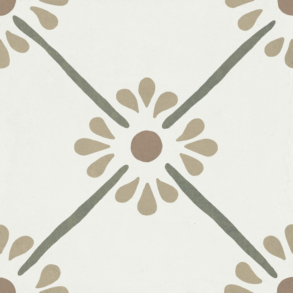 37788 Provenza Green Flower/22,3 22,3x22,3 Harmony