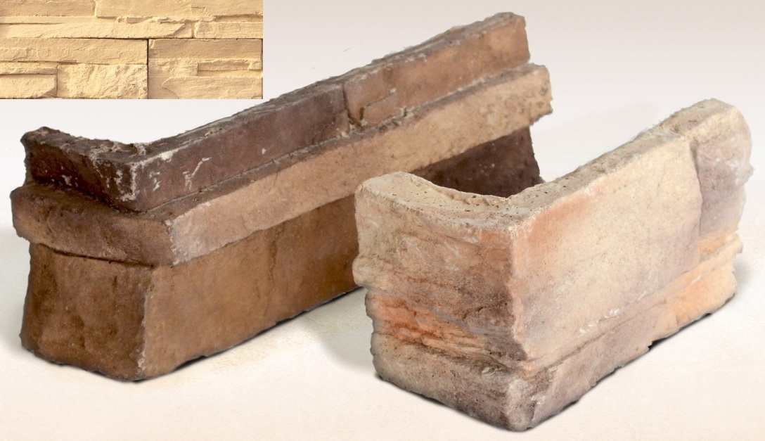 Урал 01 угловая 250х100х60х35 160х100х60х35 (комплект из 2-х размеров) Ecostone