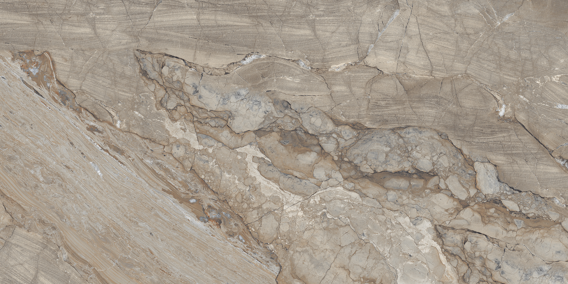 NTT99509P Gravel Natural 60x120 NT Ceramic