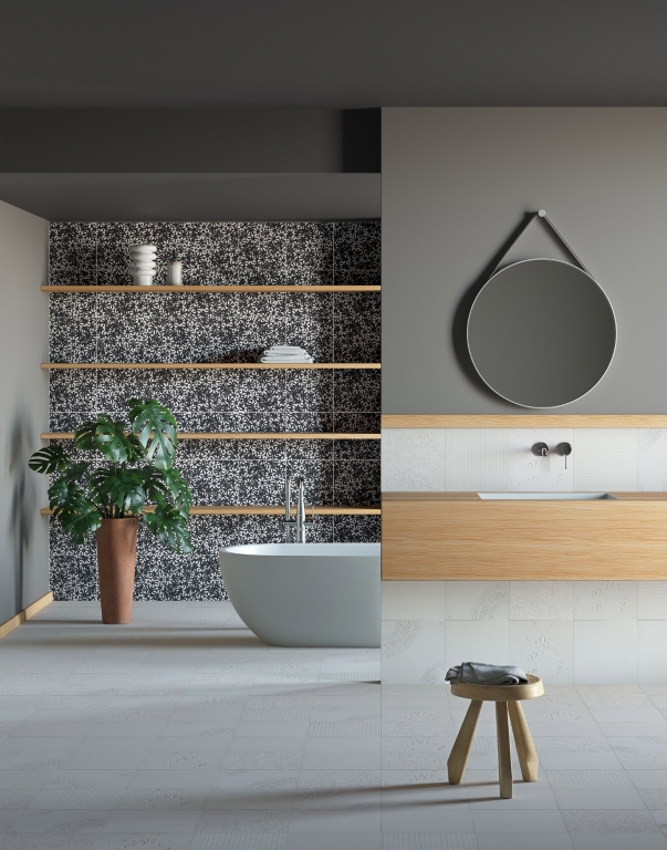 GACM51 Chymia Mix1 Black 30x30 Mutina