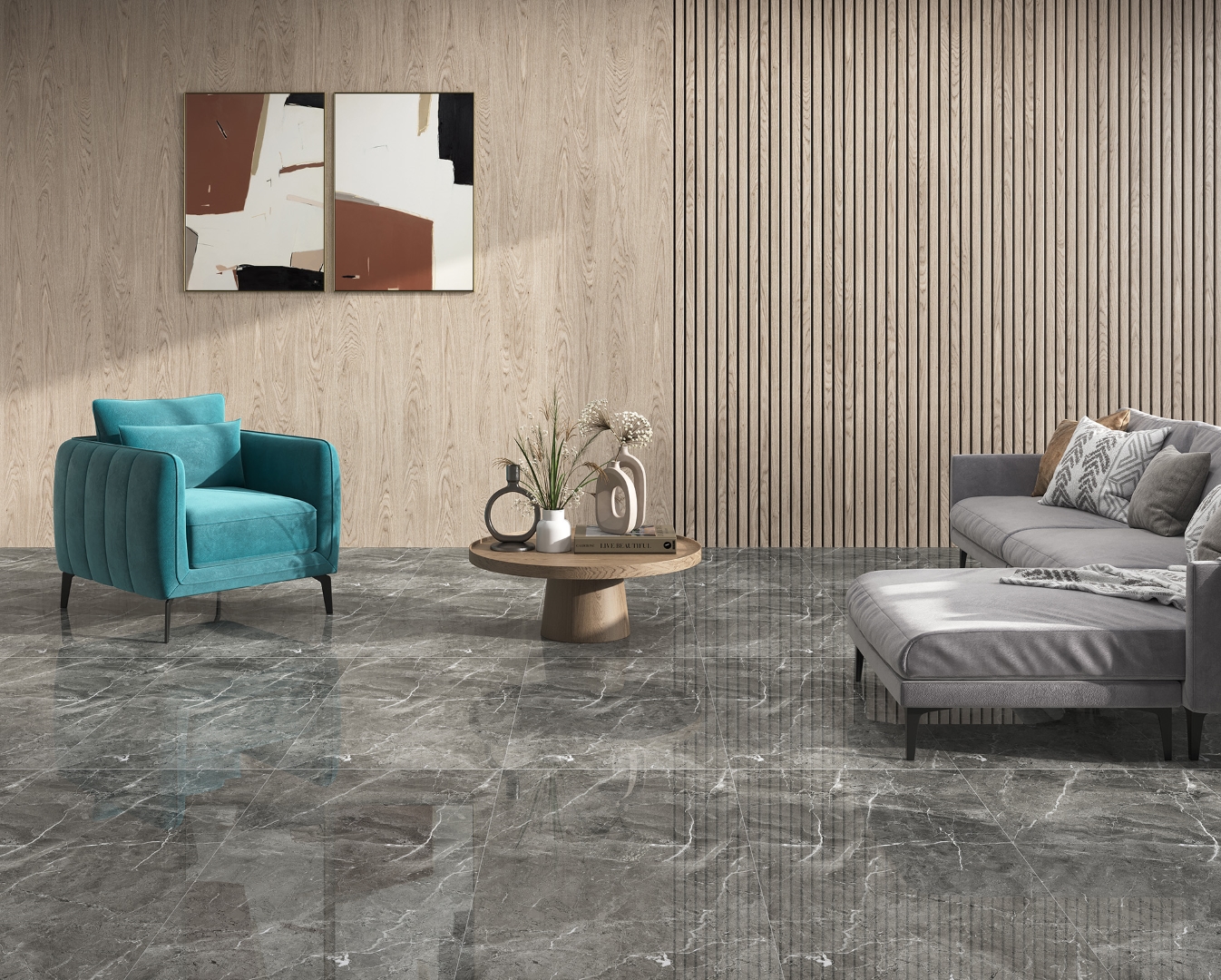 FP1028-A Florencia Grey Full Polished 60x120 Arcadia Ceramica