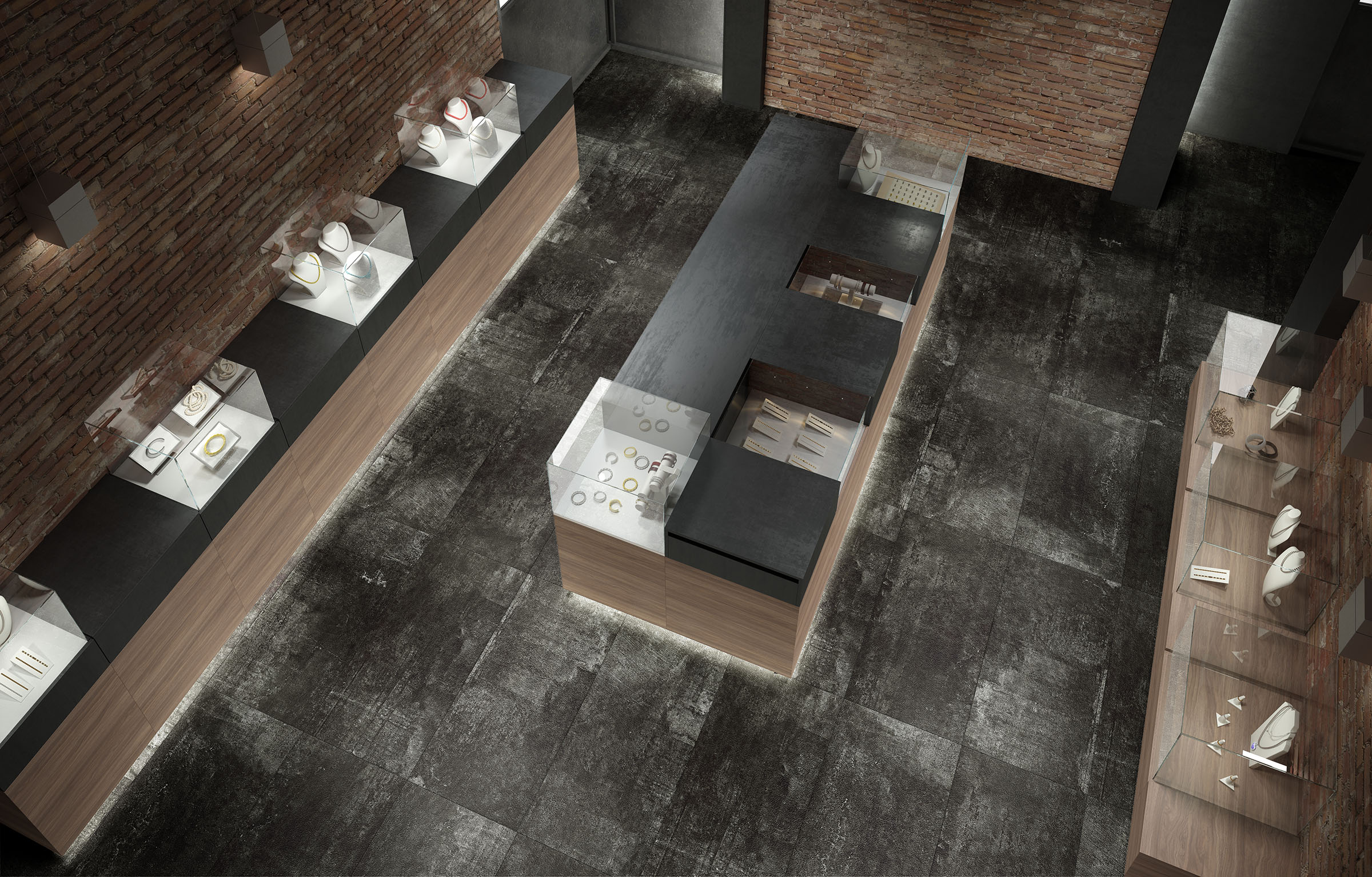 Alchemy 7.0 White Hammered 59.55x119.3 Apavisa Porcelanico