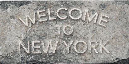 1048426 New York Road Signs Mix Wall Street 10x20 CIR