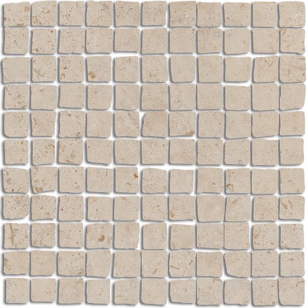 MBS005 Про Лаймстоун Спакко мозаичный бежевый матовый 20х20 Kerama Marazzi
