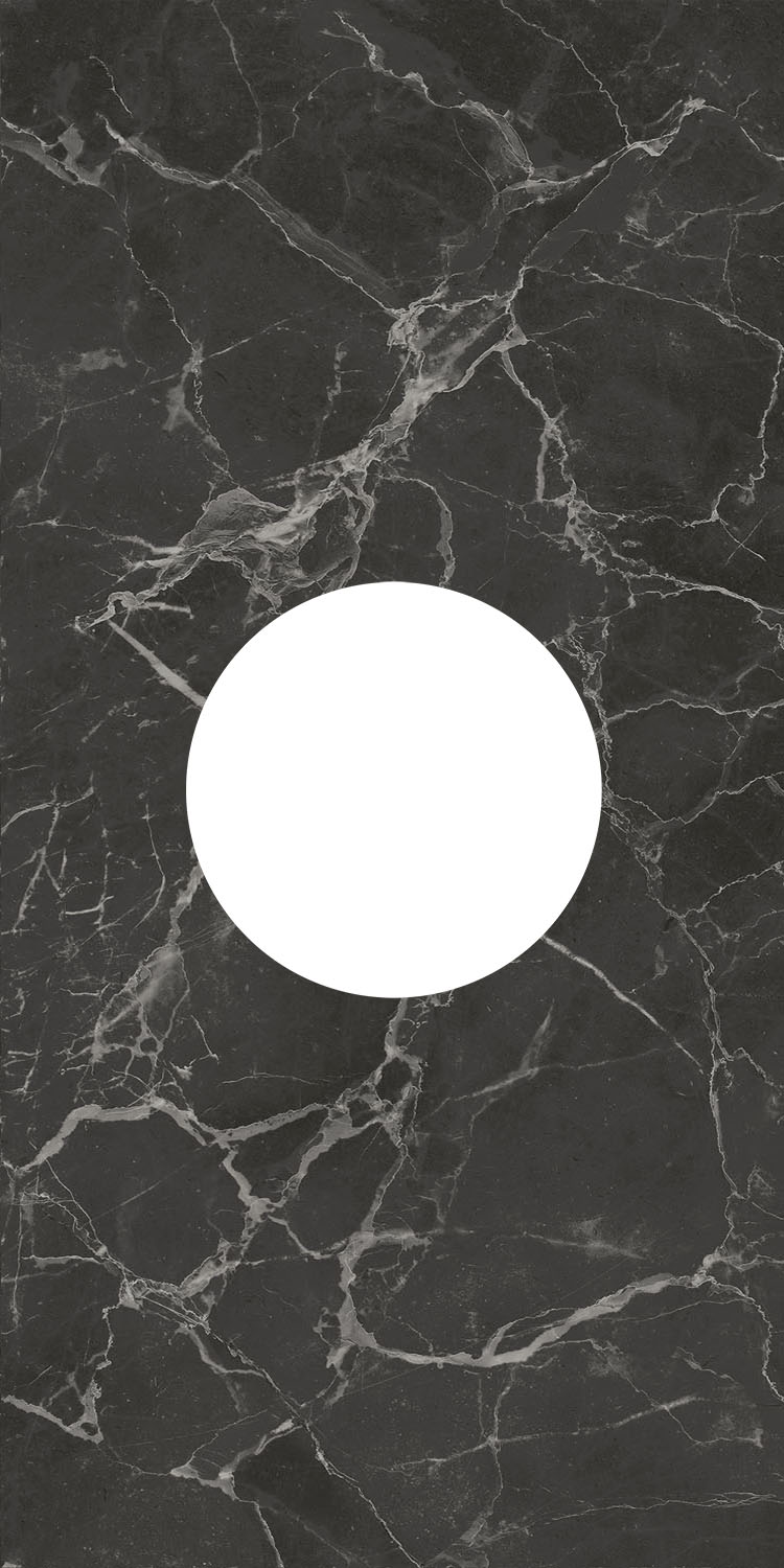 ID160 Декор Коррер наборный чёрный глянцевый 30x60x0,9 Kerama Marazzi