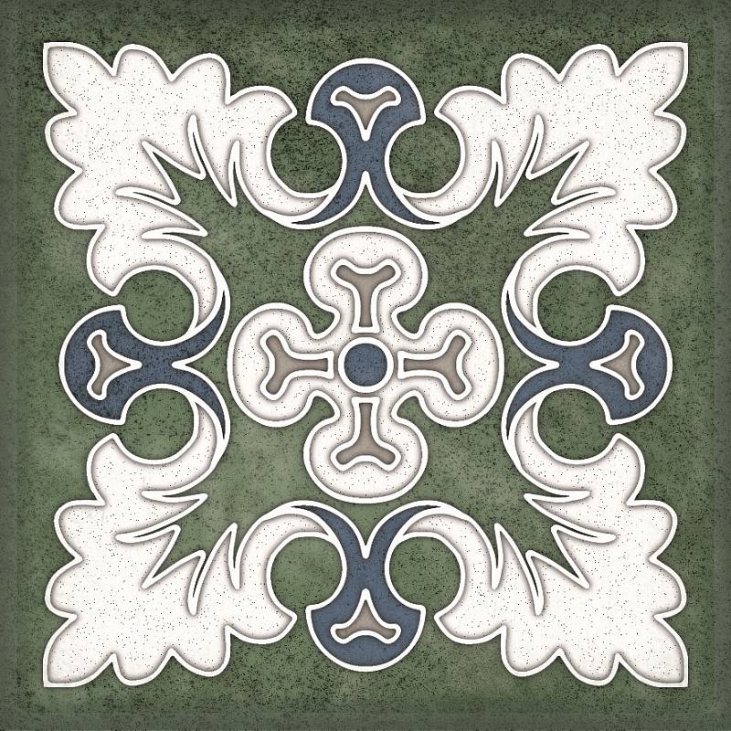 Smalto Decor Verde 1 15x15 Керлайф