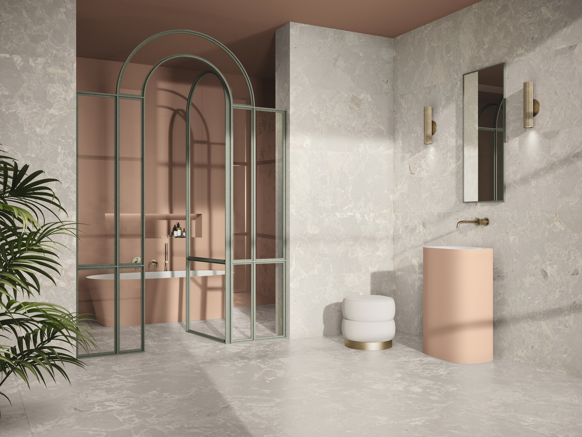 A040242 Aurora Taupe Honed Rect 60x120 Ape Ceramica