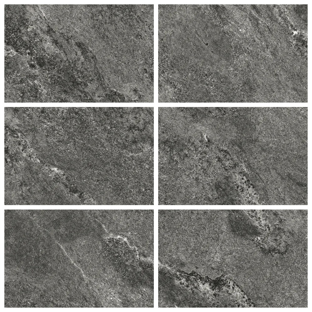 Образец 20х30 см керамогранита Duna - Shadestone Nero sugar lapp. - 600x600 мм Duna