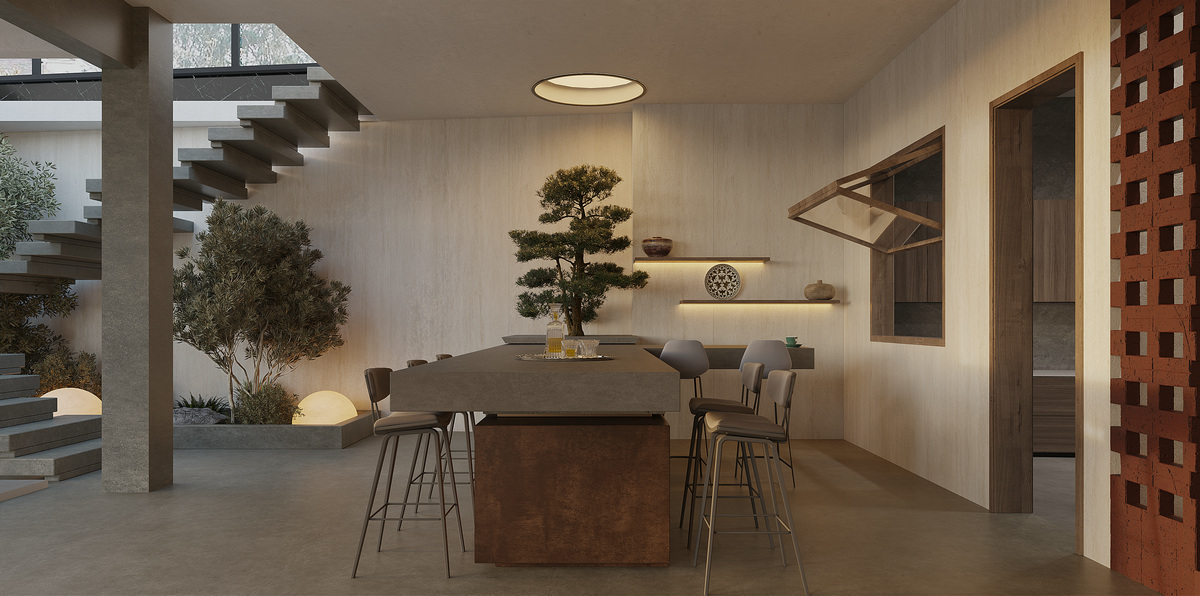 Cave Stone Beige White Спеченный камень 1200x2700x6 Delfone фото 13