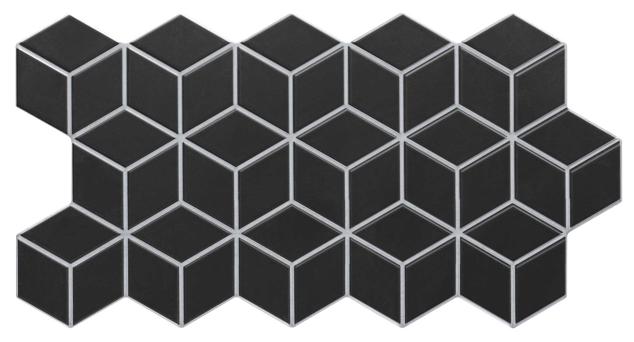 Rhombus Black 51x26.5 Realonda